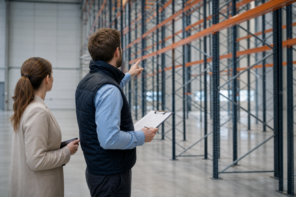 Illustration : Checklist indicative avant un devis de rayonnage industriel