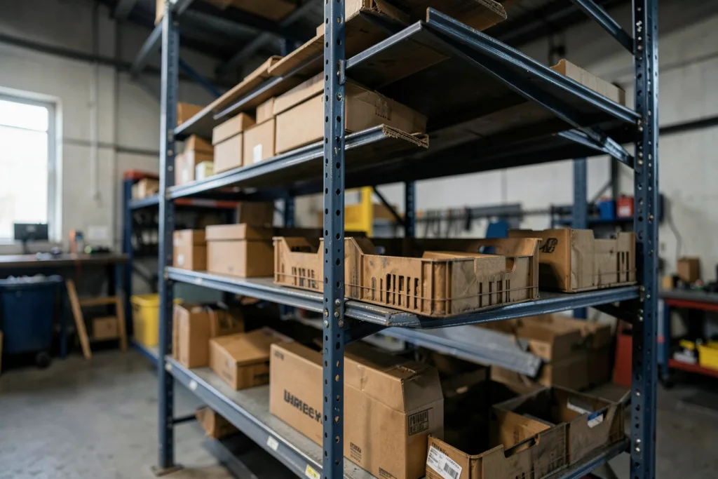Illustration : Rayonnage industriel AML - Optimisation de l'espace de stockage