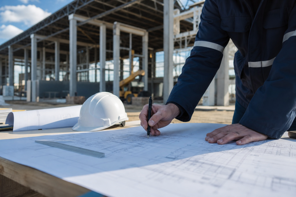 Illustration : Fiche de cadrage interne pour un projet de plateforme industrielle