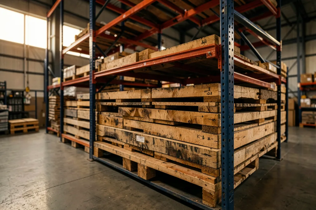 Illustration : Rayonnage à palettes Normandie : Solutions de stockage optimisées pour vos entrepôts