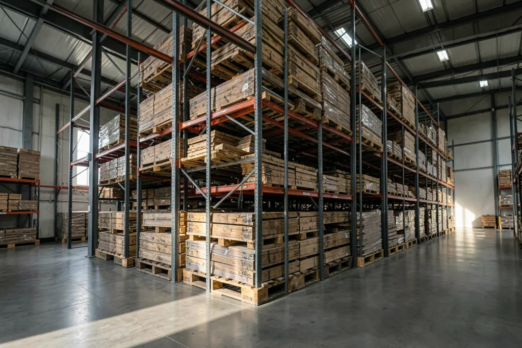 Illustration : Rayonnage à palettes Rhône-Alpes : solutions de stockage adaptées aux grandes surfaces