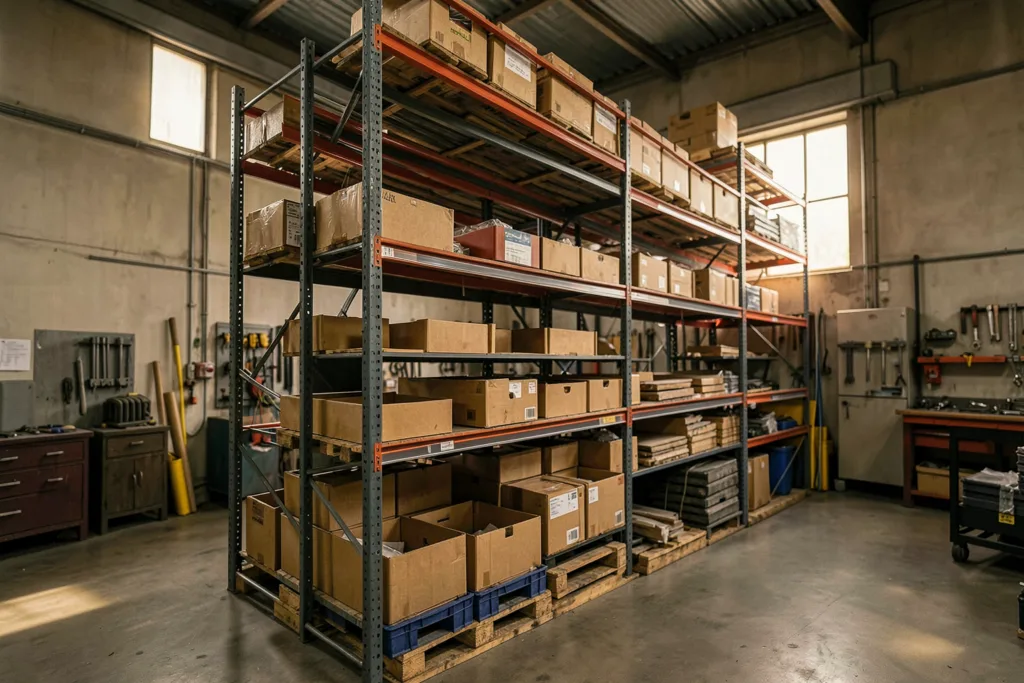 Illustration : Rayonnage Industriel pour Entreprise en Alsace