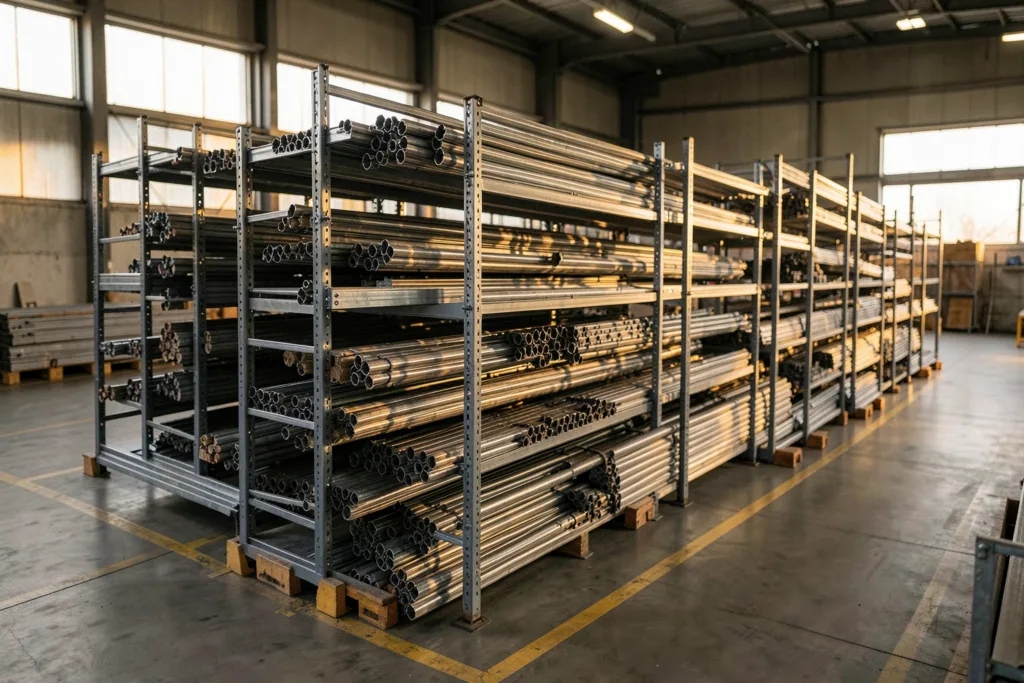 Illustration : Rayonnage Industriel pour Entreprise en Lorraine