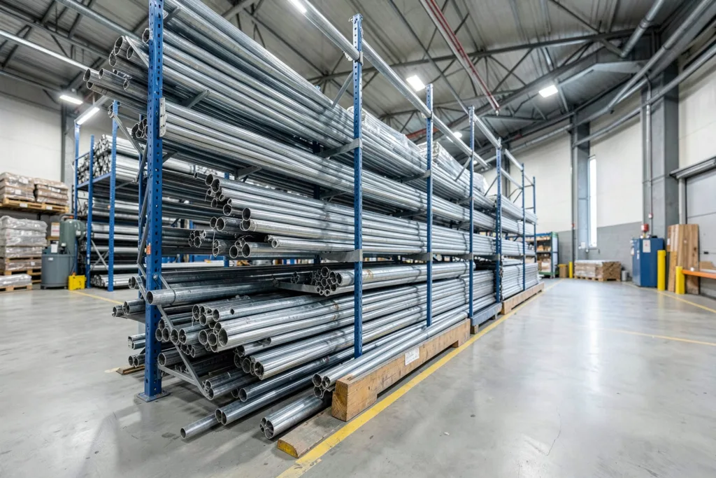 Illustration : Rayonnagage industriel pour grandes surfaces en Bretagne