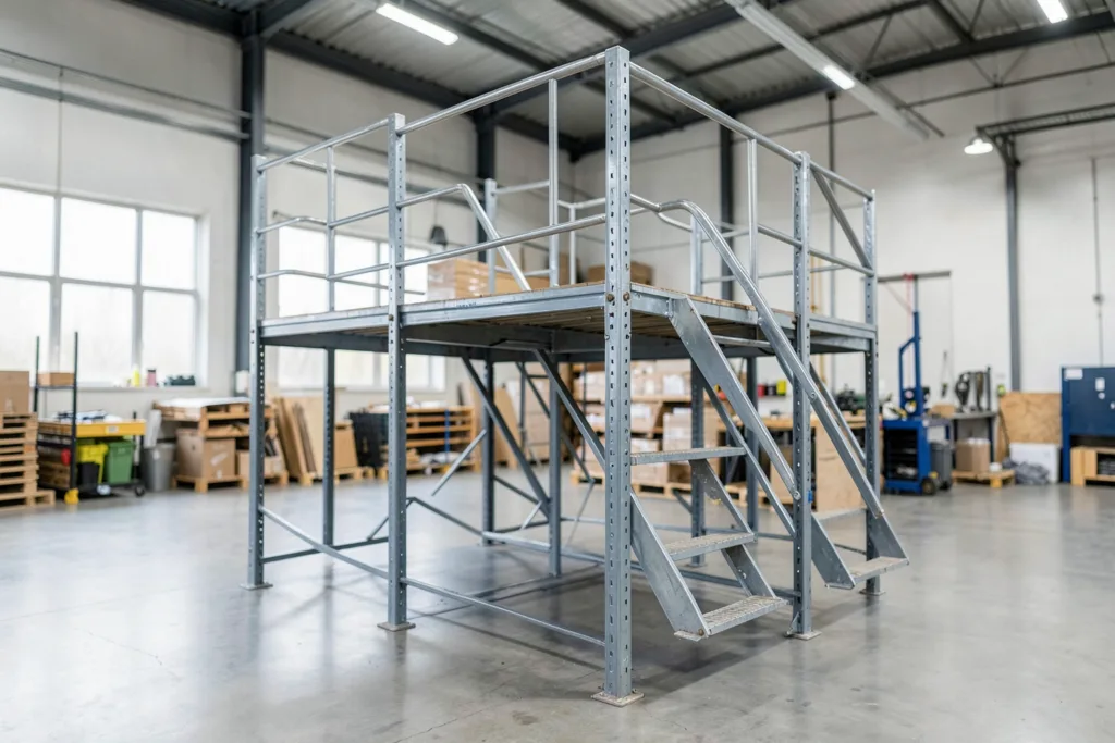 Illustration : Rayonnage Industriel pour Grandes Surfaces en Normandie