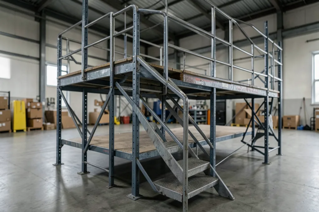 Illustration : Rayonnage industriel pour grandes surfaces en Poitou-Charentes