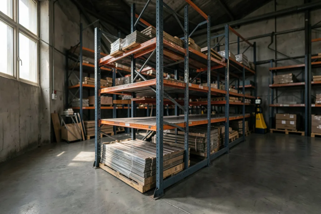 Illustration : Rayonnage industriel pour grandes surfaces à Toulouse