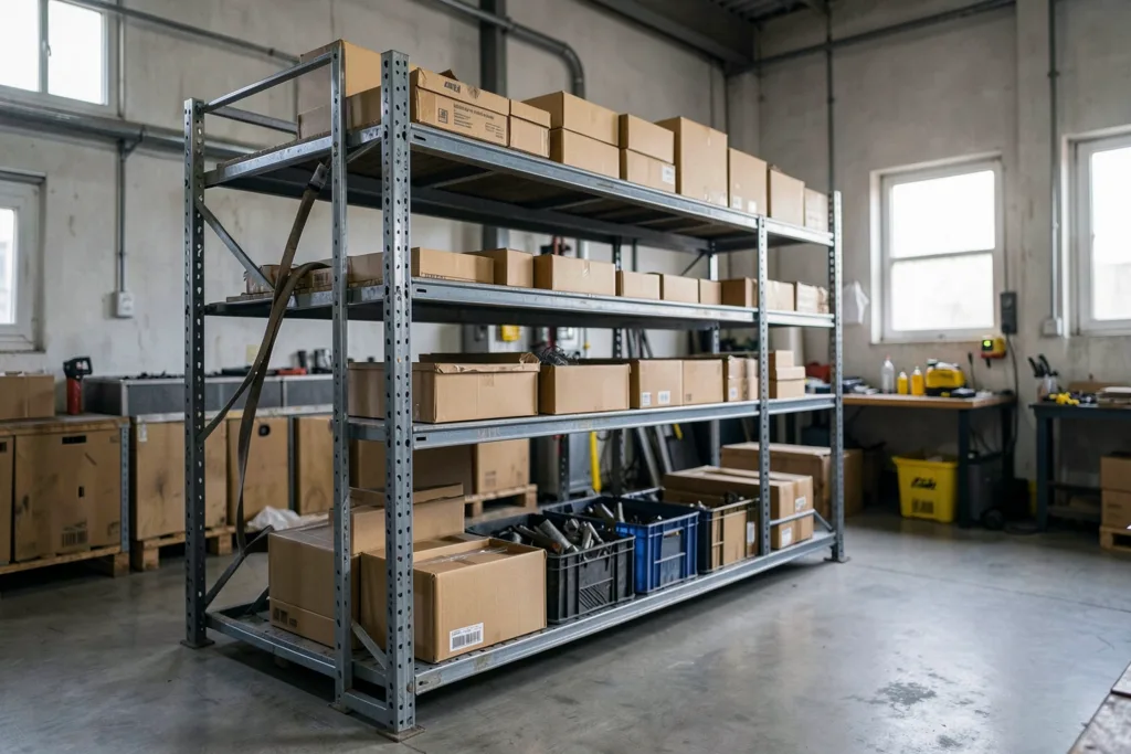 Illustration : Guide : Quel Rayonnage Industriel pour un Entrepôt de 1000 m² ?