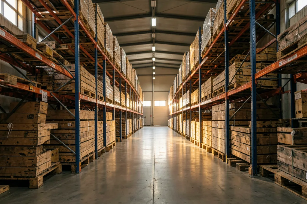 Illustration : Installation de Palletier à Lyon : Solution de Stockage Optimisée pour Grandes Surfaces