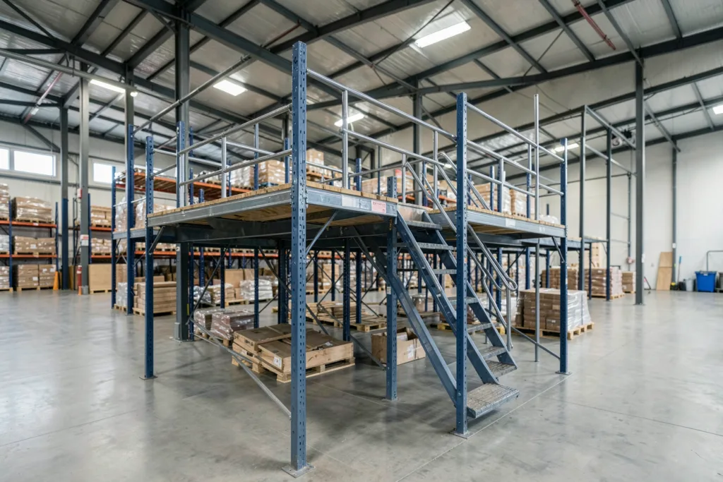 Illustration : Plateforme de stockage : une solution ergonomique pour les entrepôts de la région Rhône-Alpes