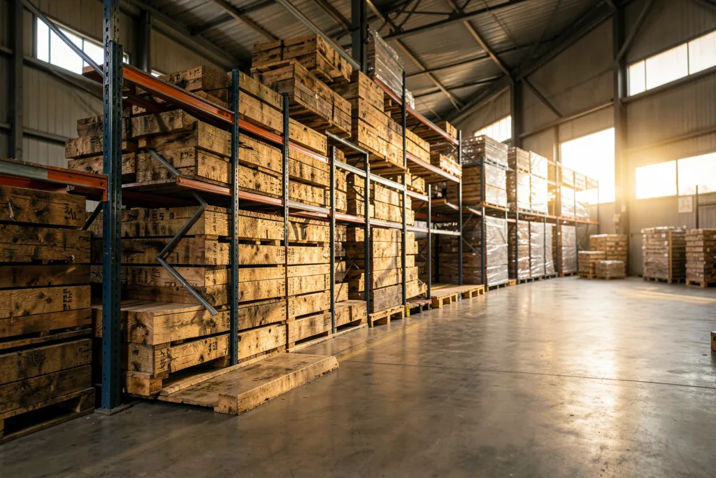 Illustration : Rayonnage à palettes Alsace : solutions de stockage optimisées pour les grandes surfaces