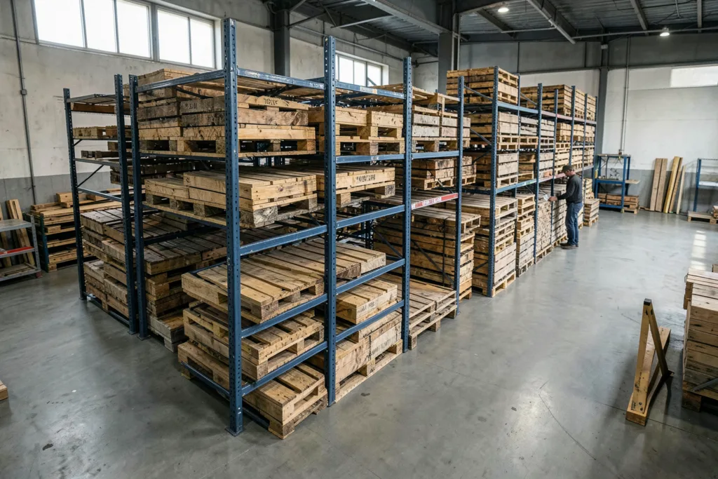 Illustration : Rayonnage à palettes Bretagne : Solution de stockage optimisée pour vos entrepôts