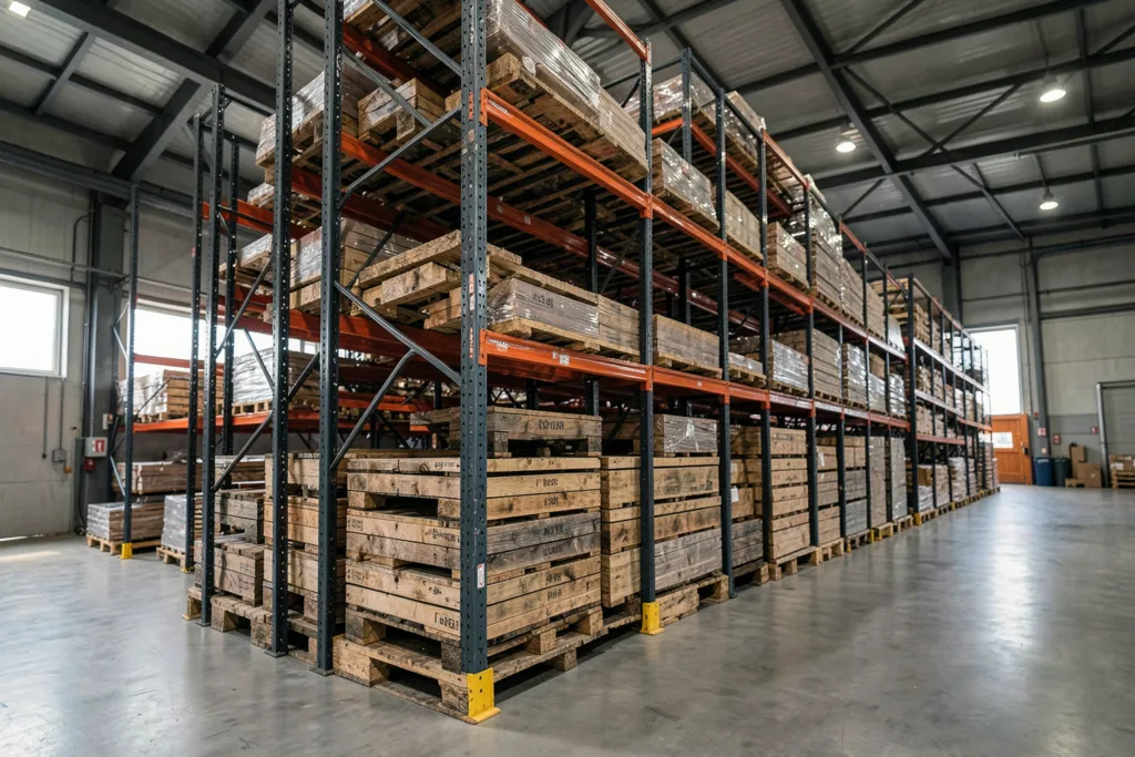 Illustration : Rayonnage à palettes Rhône-Alpes : Solutions de stockage adaptées aux grandes surfaces