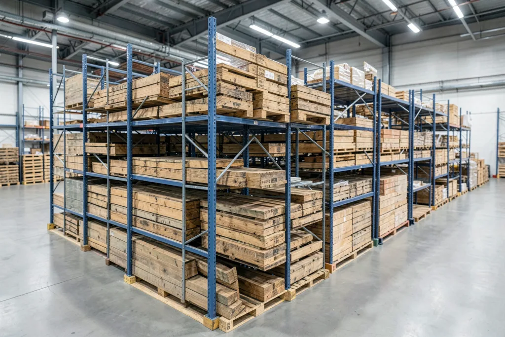 Illustration : Rayonnage à Palettes Strasbourg : Solution de Stockage Optimisée pour Grandes Surfaces