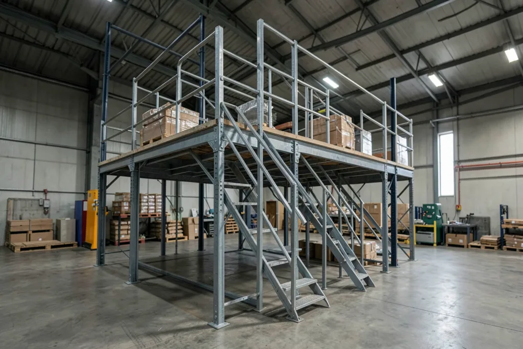Illustration : Rayonnage cantilever Nantes : Stockage de charges lourdes pour entreprises portuaires