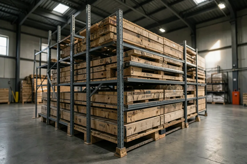Illustration : Rayonnage Industriel Lyon : Solution de Stockage Optimisée pour Votre Entrepôt