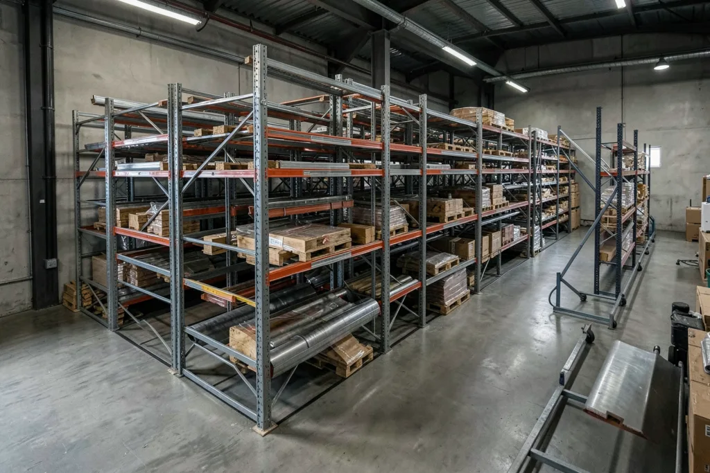 Illustration : Rayonnage industriel Normandie : Optimisez votre stockage avec AML