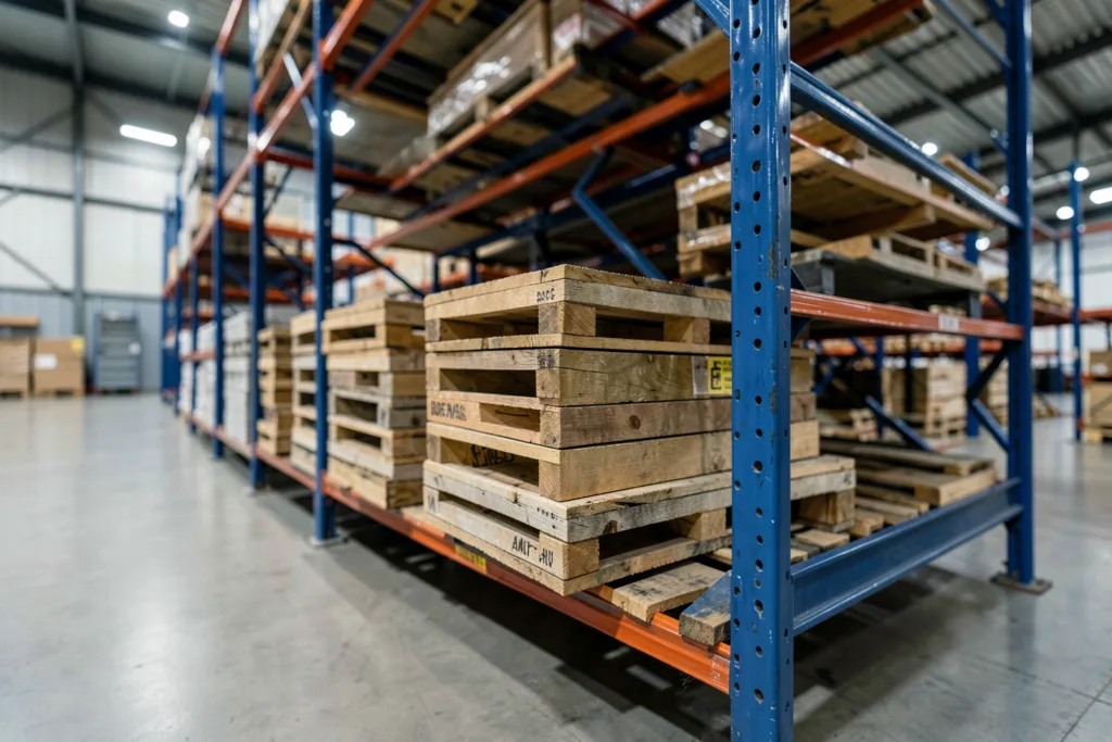 Illustration : Rayonnagage Industriel Stockage Lourd Bretagne - AML France
