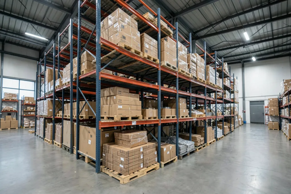 Illustration : Rayonnage mi-lourd Languedoc-Roussillon : Optimisez votre stockage avec AML
