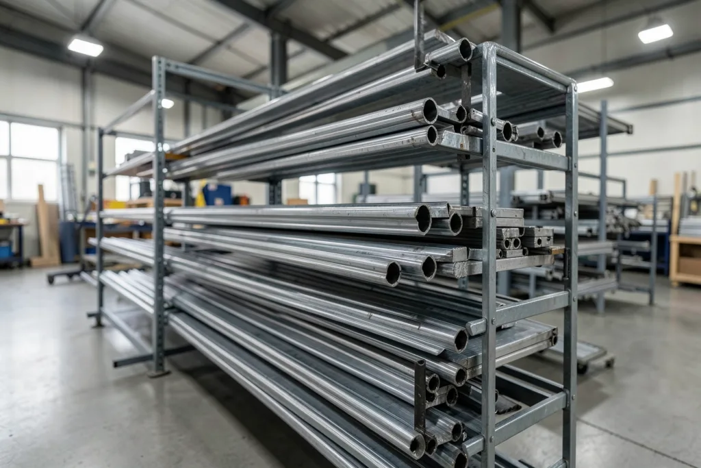 Illustration : Rayonnage tubulaire Bourgogne : Optimisez votre stockage en grandes surfaces