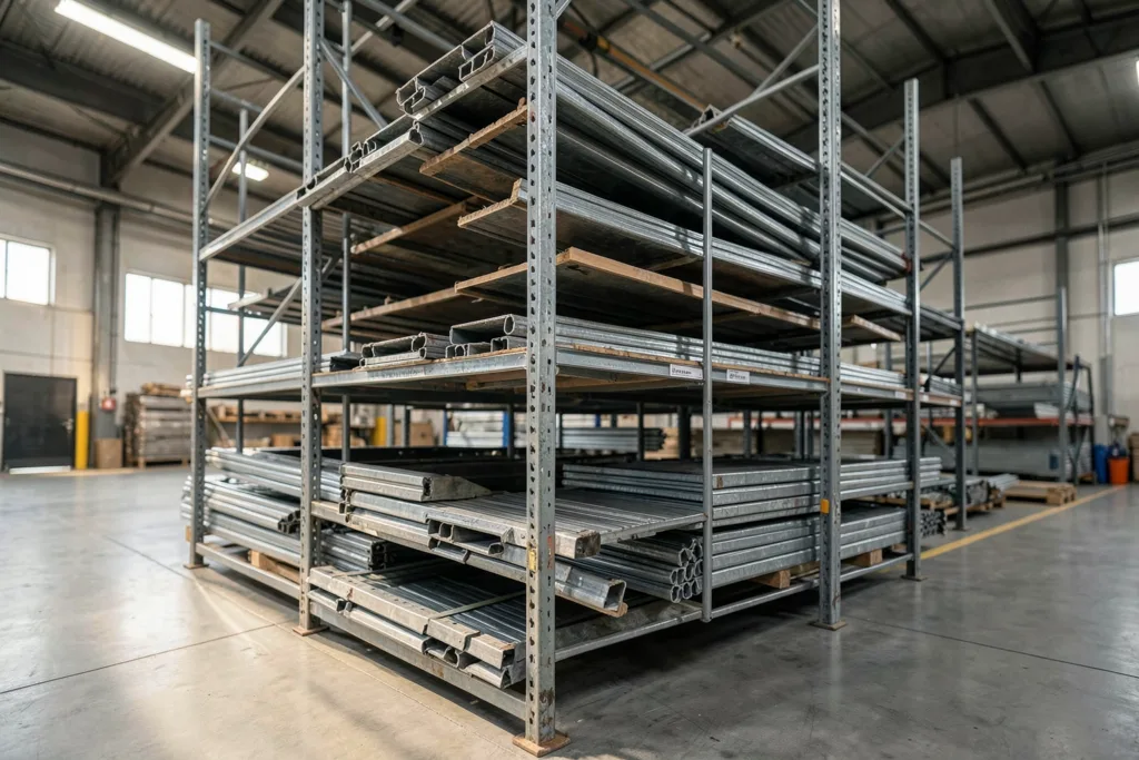 Illustration : Rayonnage Tubulaire Rhône-Alpes : Solutions Modulables pour Grandes Surfaces