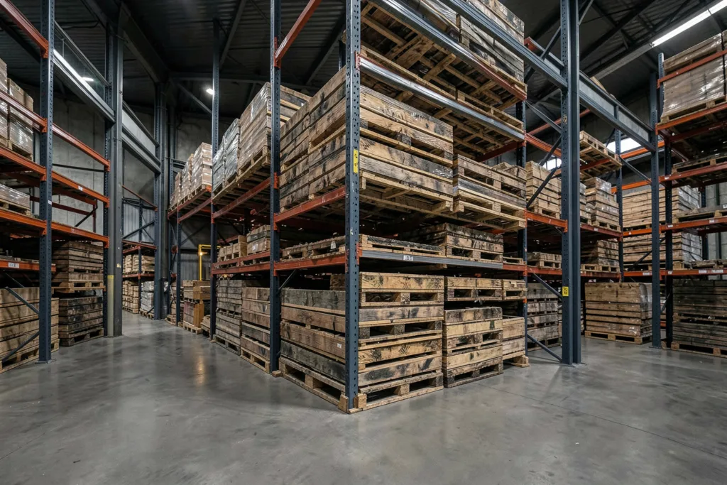 Illustration : Solutions de stockage charges lourdes Bourgogne
