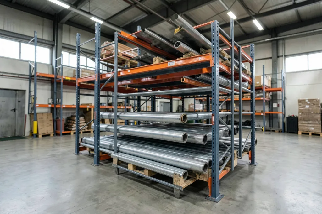 Illustration : Système de stockage optimisé pour entrepôts à Bordeaux