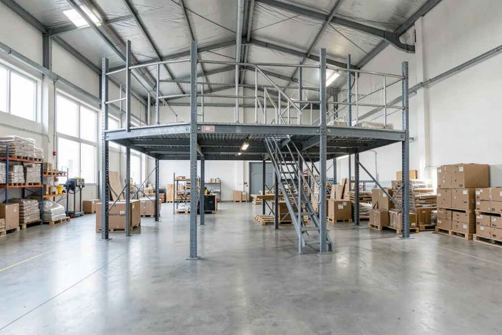 Illustration : Système de stockage pour grandes surfaces à Grenoble