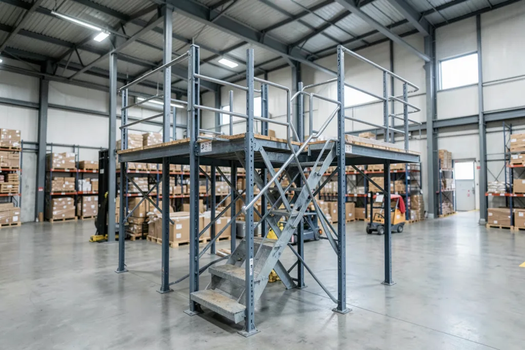 Illustration : Installation de Plateforme à Strasbourg : Optimisez Votre Espace de Stockage