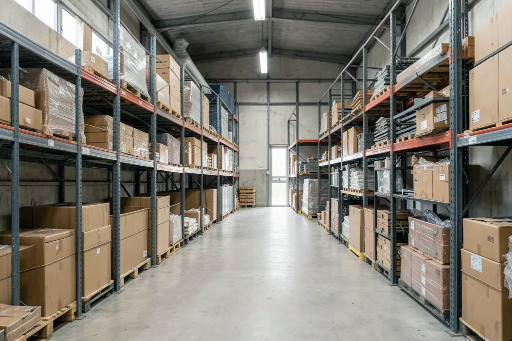 Illustration : Rayonnage Industriel Normandie : Stockage de Charges Mi-Lourdes
